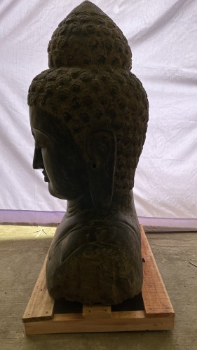 BUDDHA BUST GREENSTONE 100 CM A RIGHT